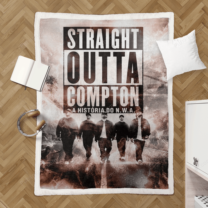Straight Outta Compton - Muvi Sherpa Fleece Blanket