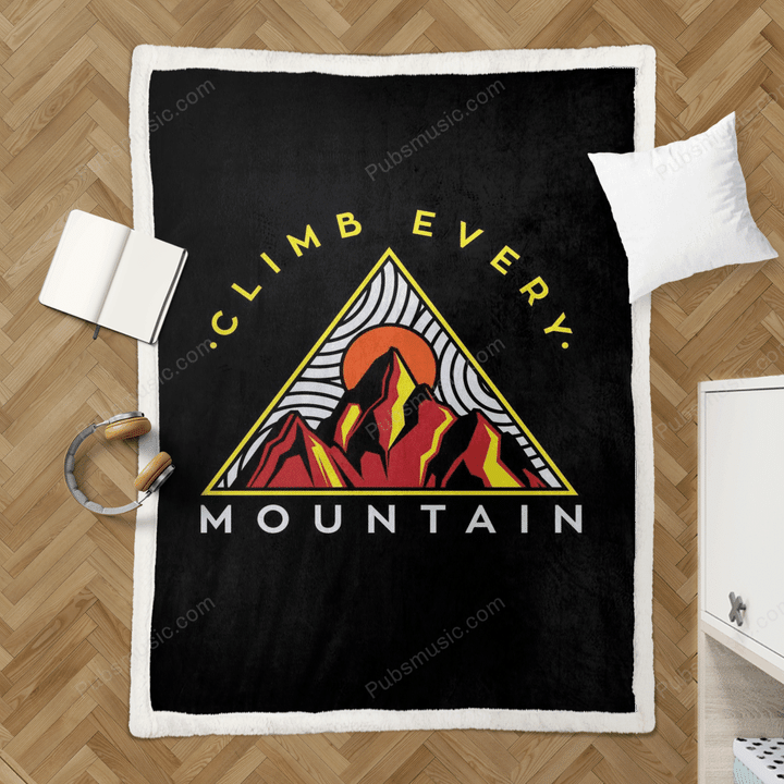 Climb Every Mountain - Hobbies Forever Sherpa Fleece Blanket