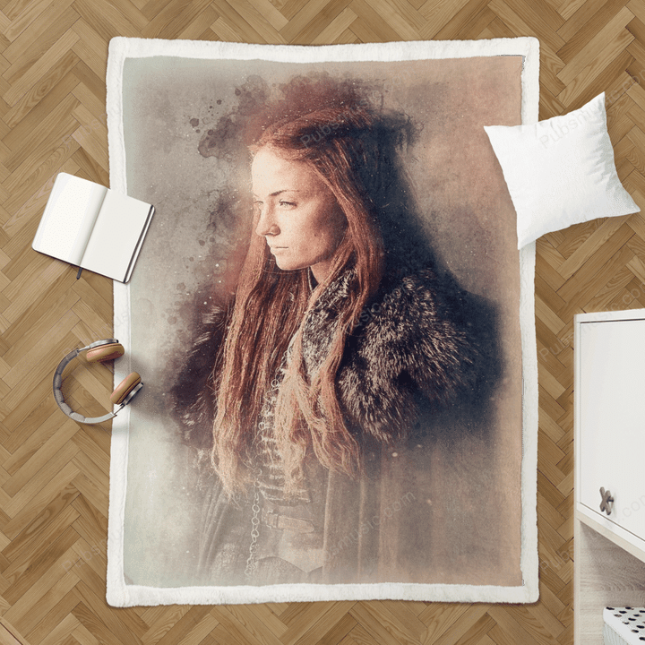 Sansa Stark - Tv Shows Sherpa Fleece Blanket