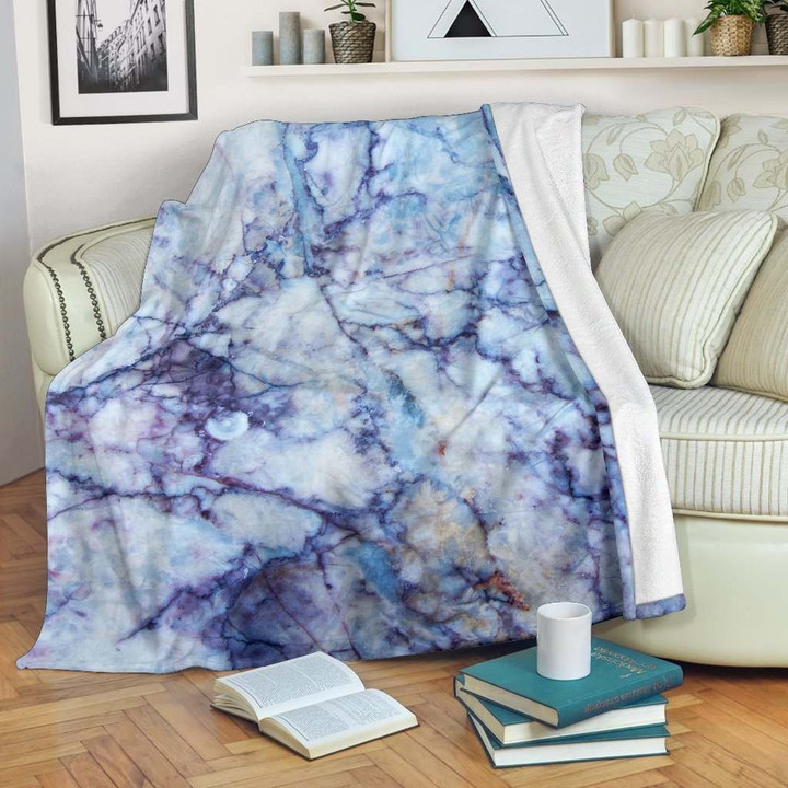 Blue Marble Cl16100126Mdf Sherpa Fleece Blanket