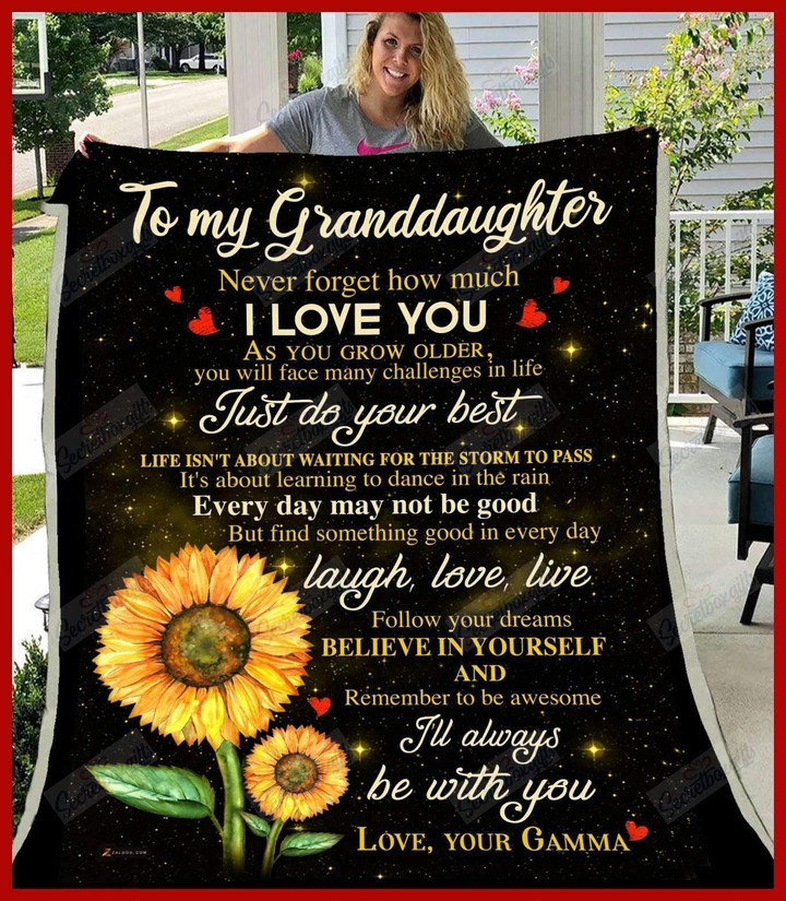 Granddaughter Gamma I Will Always Be With You Gs-Cl-Ld1111 Fleece Blanket