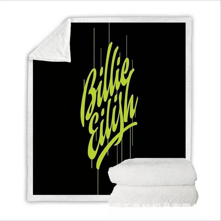 Billie Eilish Bellyache #2 Blanket – Hoodie Blanket Super Soft Cozy Sherpa Fleece Throw Blanket – Hoodie Blanket