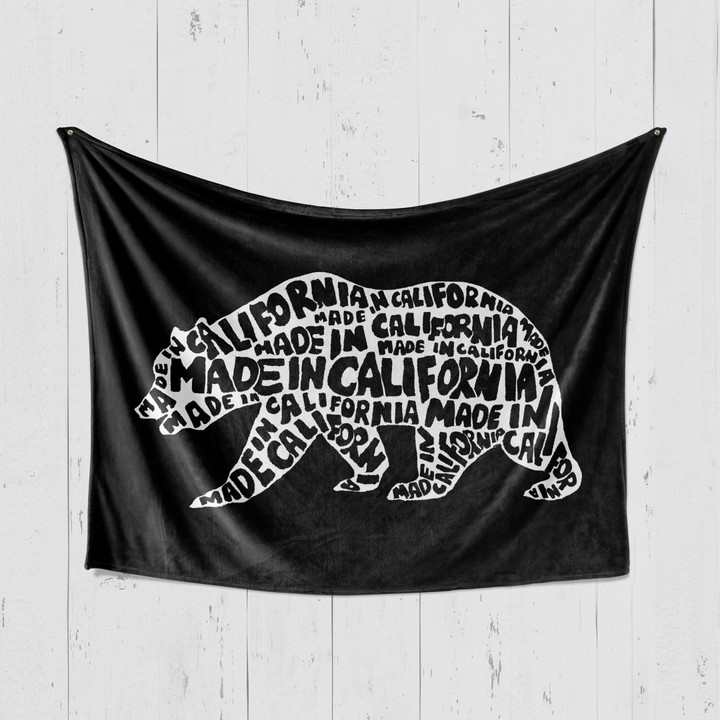 
	Made In California Black Blanket