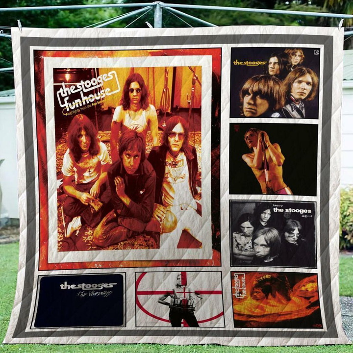 The Stooges Studio Albums Quilt Blanket