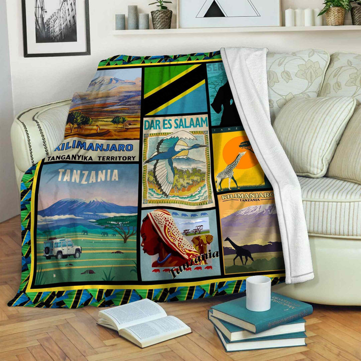 Tanzania Fleece Blanket