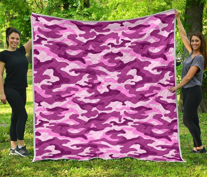 Pink Camouflage Quilt Cimmt