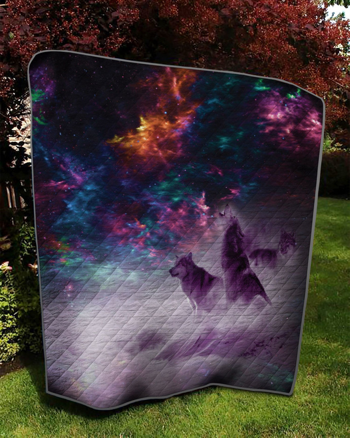 Wolf In The Galaxy Dn Quilt Tucgn