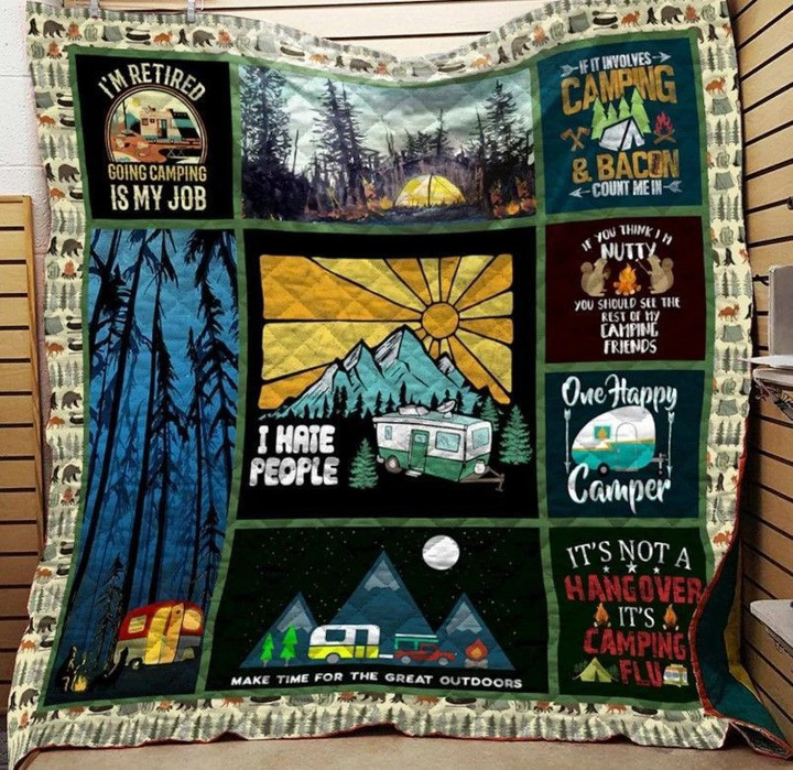 Camping Retired Quilt Cieae