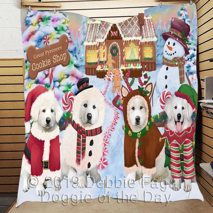 Great Pyrenees Gingerbread House All Quilt Ciegq