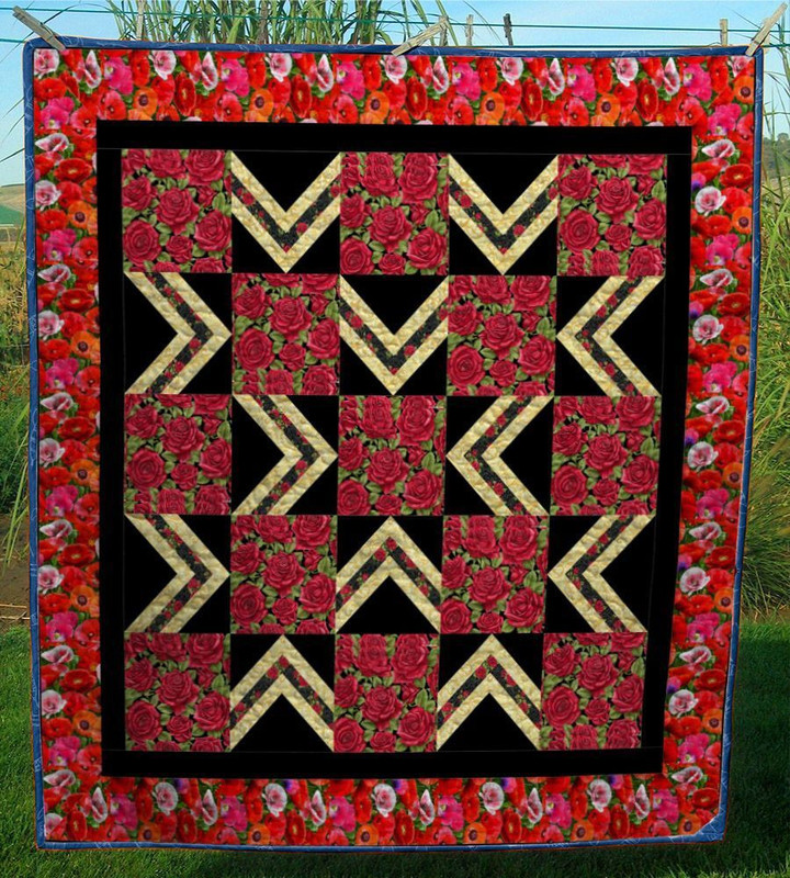 Red Rose Quilt Cuosy