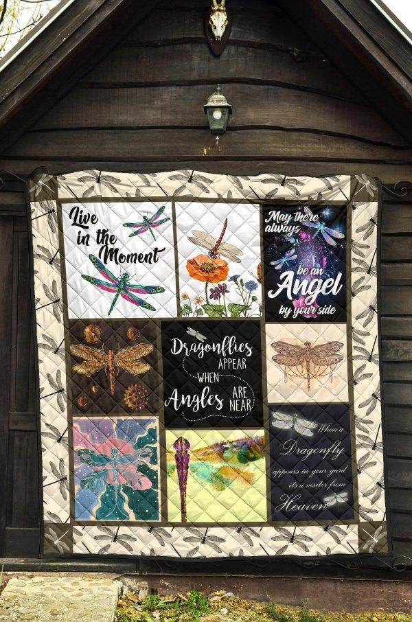 Dragonfly Angels Are Near Quilt Tuhyh