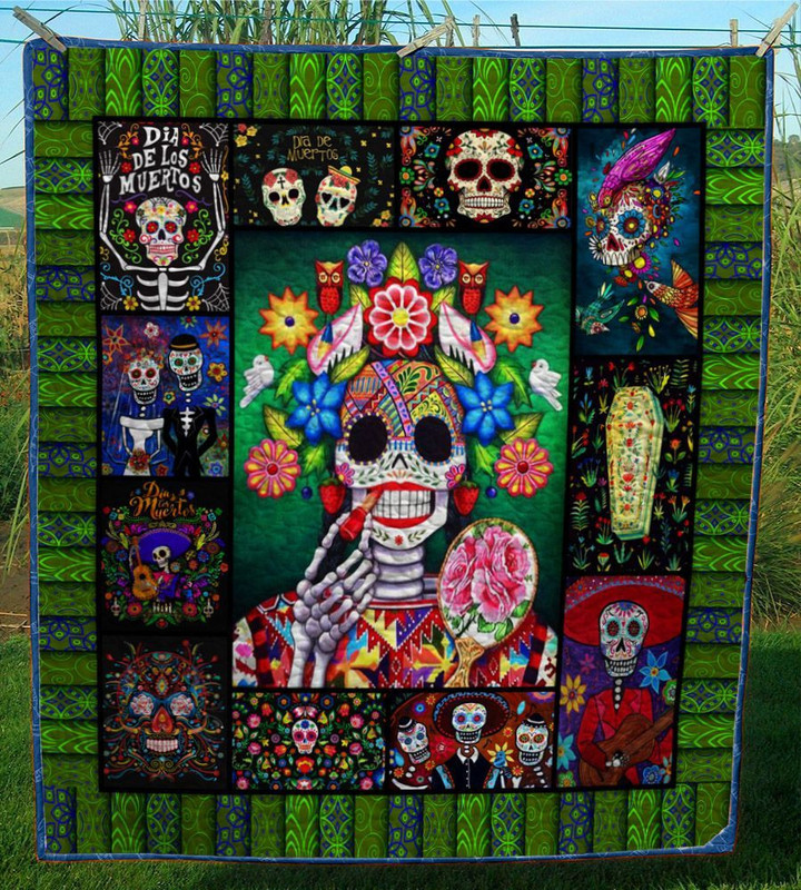 Day Of The Dead Quilt Tudyr
