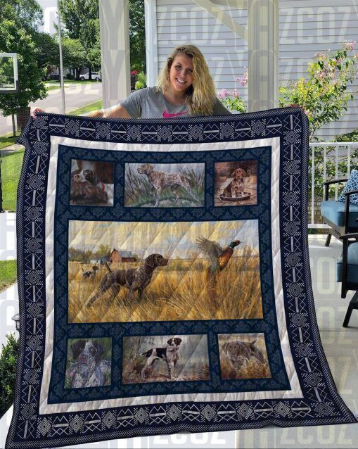 German Shorthaired Pointer Quilt Cuawc
