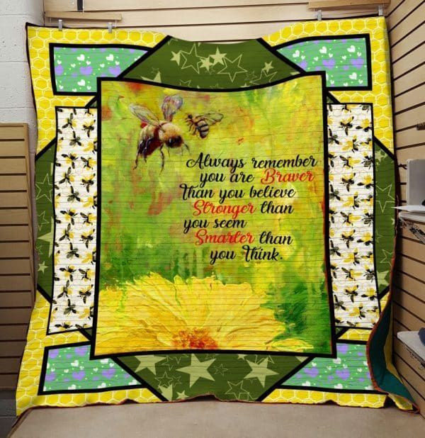 Bee Stronger Than You Think Quilt Tujbc