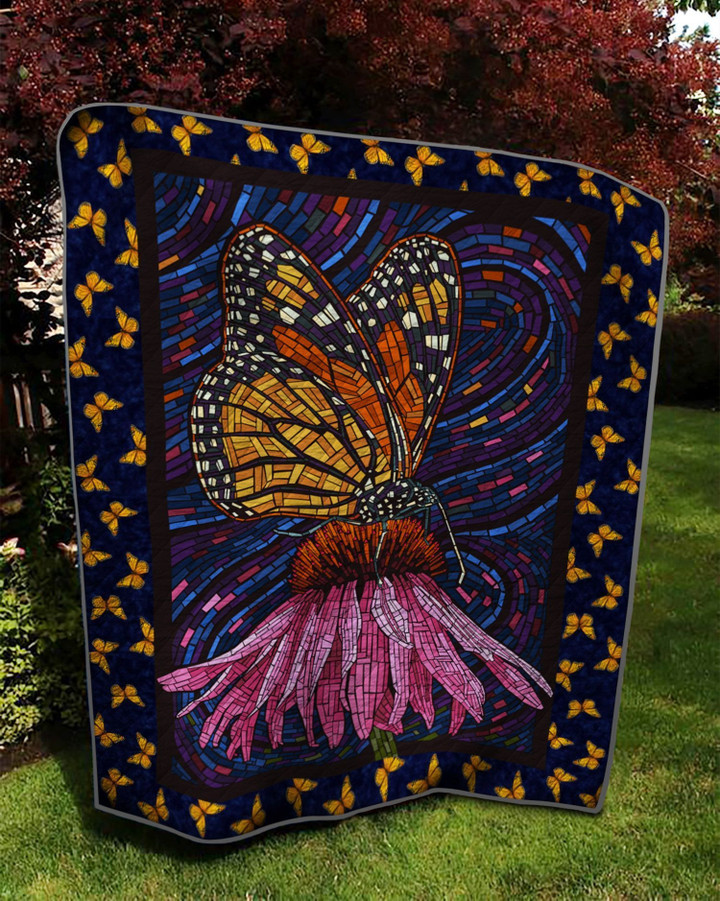 Monarch Butterfly Quilt Cuabx