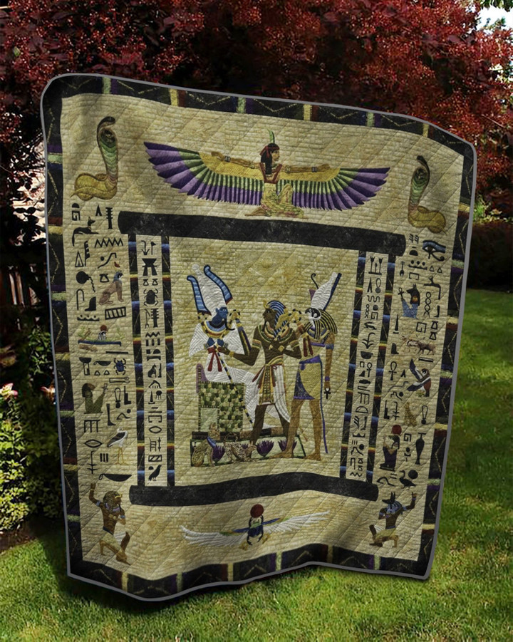 Judgement Of Osiris Ancient Egypt Quilt Cucmb