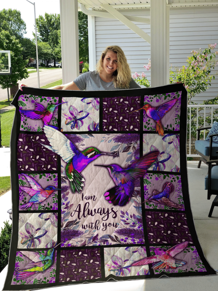Hummingbird I'M Always With You Quilt