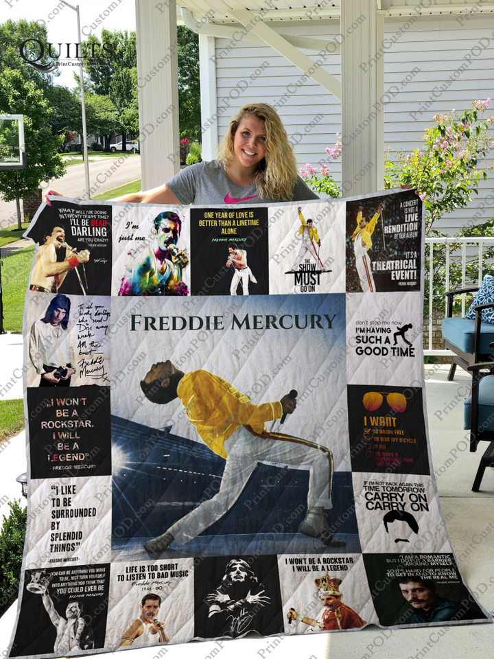 Freddie Mercury T-Shirt Quilt