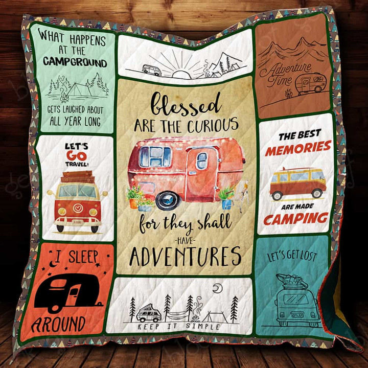 A Special Gift For Fans - Ll - Best Memories Made Camping Quilt