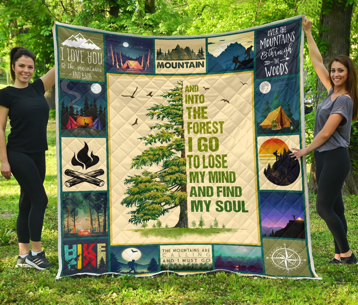 Btt - Hiking - The Forest I Go Quilt
