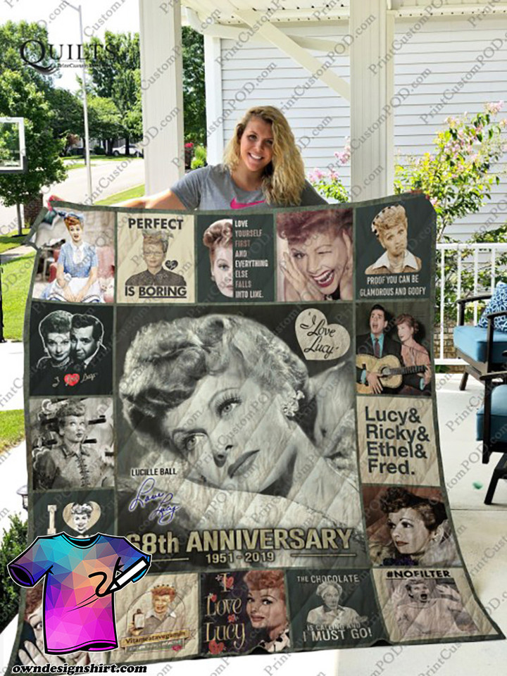 I Love Lucy 68Th Anniversary Quilt