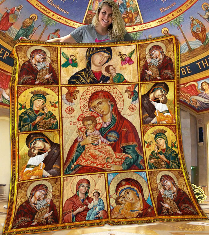 Jesus In The Arms Of Mary Quilt Tr0051 Dhc11121139Dd