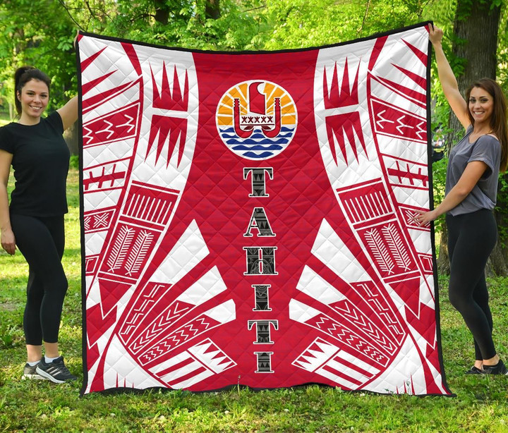 Tahiti Premium Quilt Polynesian Tattoo Flag Bn0110 Dhc28113031Dd
