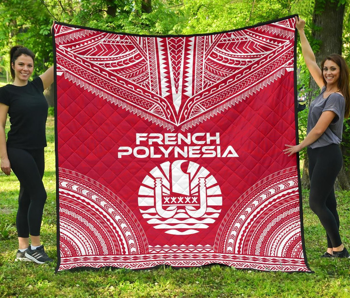 French Polynesia Premium Quilt Polynesian Chief Flag Version Bn10 Dhc28113188Dd