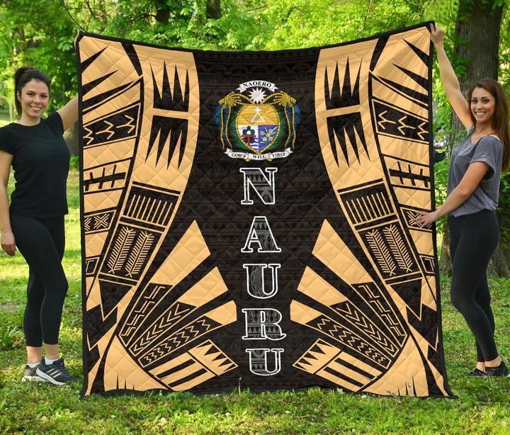 Nauru Premium Quilt Polynesian Tattoo Gold Bn0110 Dhc28113067Dd