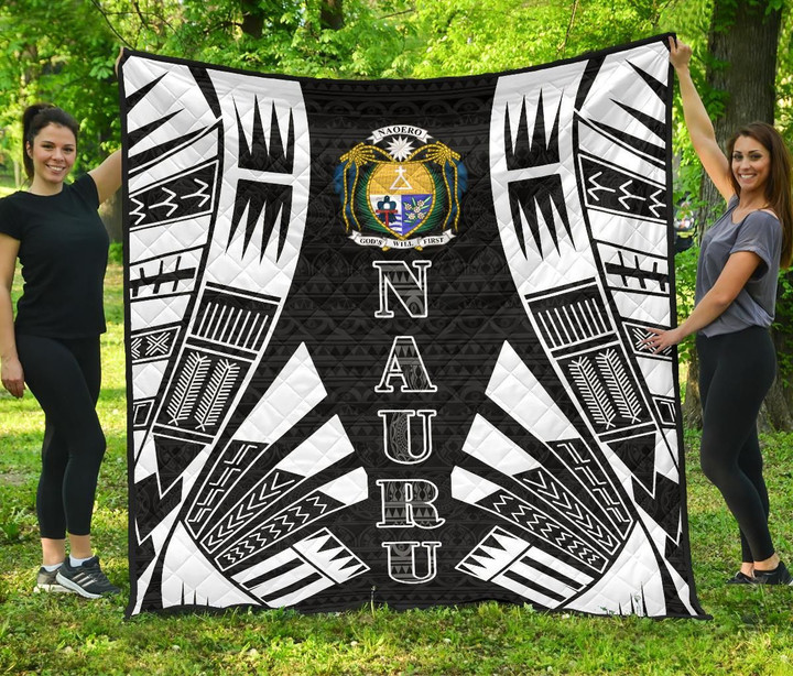 Nauru Premium Quilt Polynesian Tattoo Black Bn0110 Dhc28113065Dd