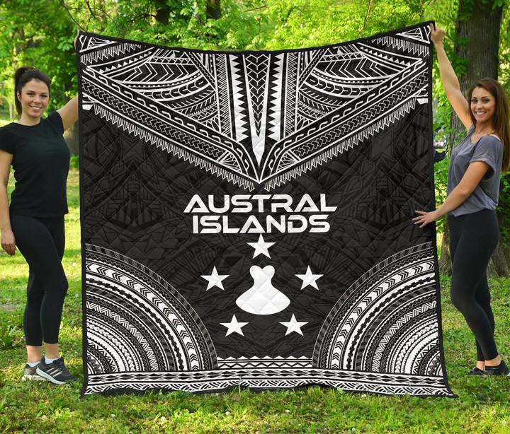 Austral Islands Premium Quilt Polynesian Chief Black Version Bn10 Dhc28113171Dd