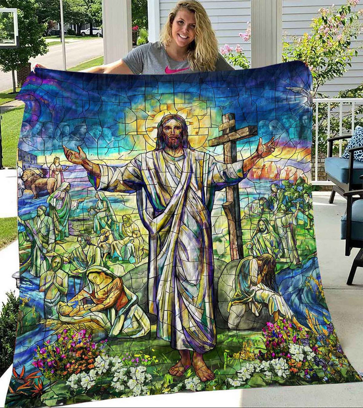 Jesus Christ Blessing Quilt Anh0044 Dhc11121166Dd