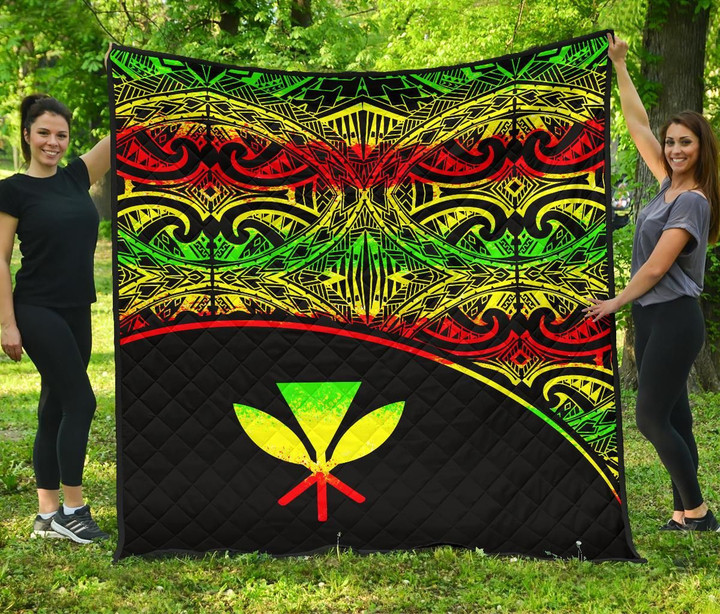 Polynesian Hawaii Premium Quilt Reggae Curve Version Bn11 Dhc28113014Dd