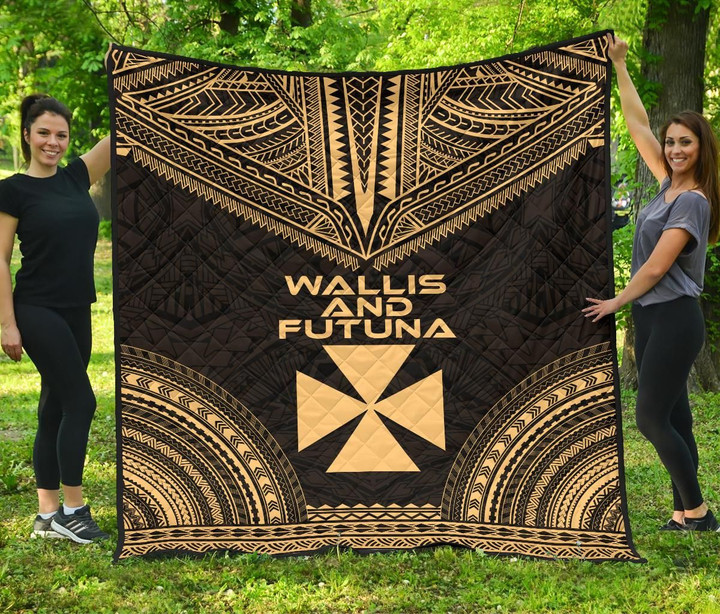 Wallis And Futuna Premium Quilt Polynesian Chief Gold Version Bn10 Dhc28113162Dd