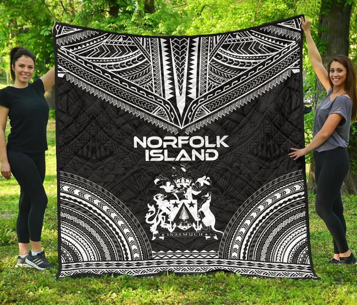 Norfolk Island Premium Quilt Polynesian Chief Black Version Bn10 Dhc28113215Dd