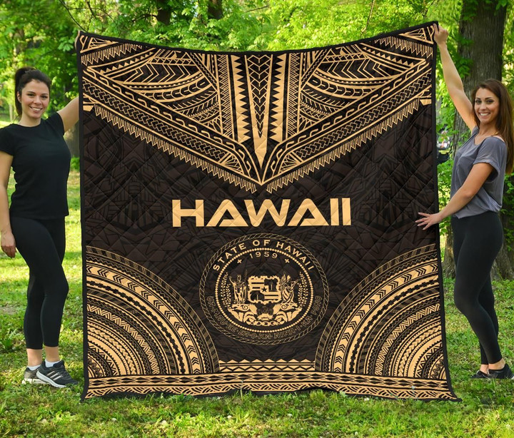 Hawaii Premium Quilt Polynesian Chief Gold Version Bn10 Dhc28113252Dd