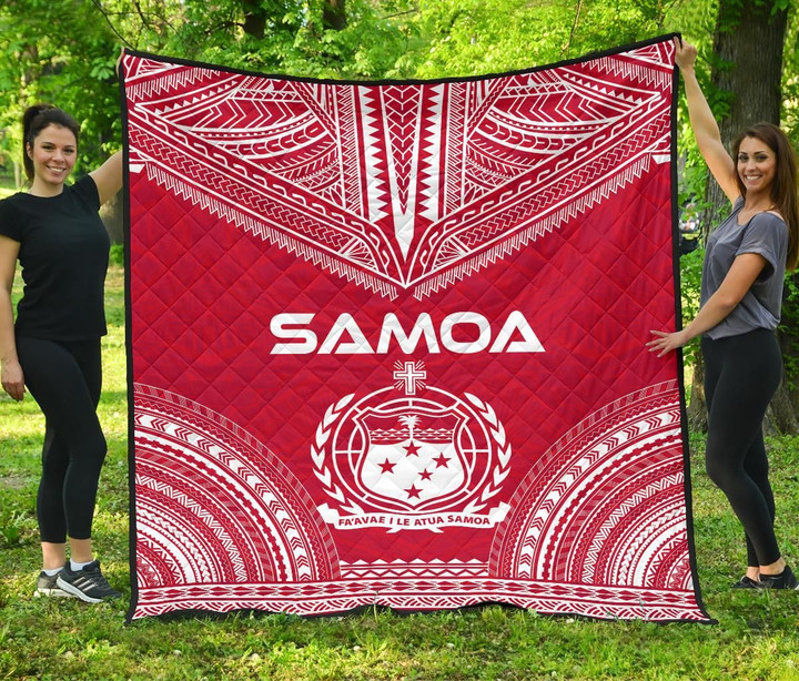Samoa Premium Quilt Polynesian Chief Flag Version Bn10 Dhc28113283Dd