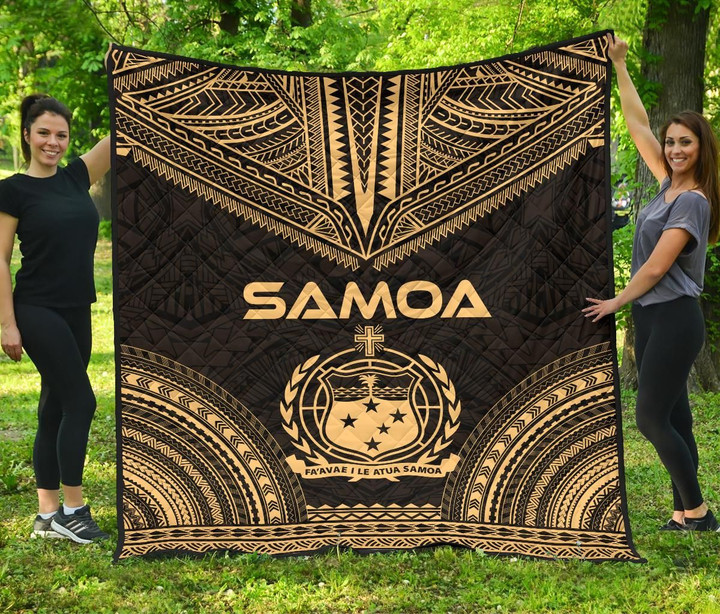 Samoa Premium Quilt Polynesian Chief Gold Version Bn10 Dhc28113285Dd