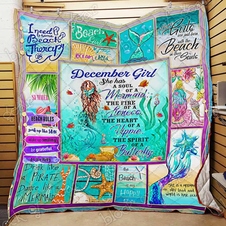 December Girl A Soul Of A Mermaid Quilt Psl803M12 Dhc11123944Dd