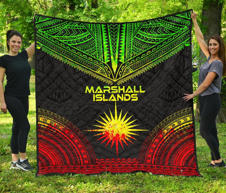 Marshall Islands Premium Quilt Polynesian Chief Reggae Version Bn10 Dhc28113211Dd