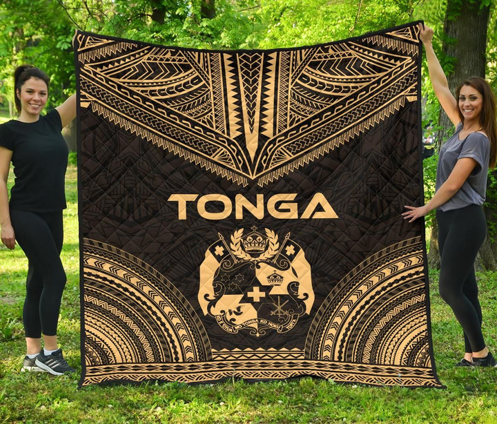 Tonga Premium Quilt Polynesian Chief Gold Version Bn10 Dhc28113299Dd