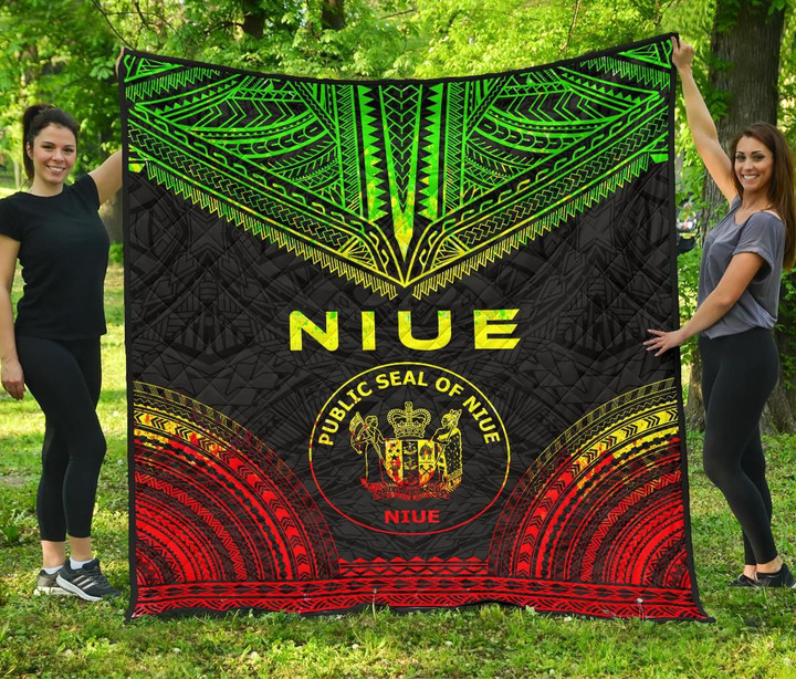 Niue Premium Quilt Polynesian Chief Reggae Version Bn10 Dhc28113269Dd