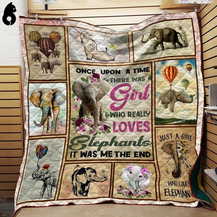 Mp1511 Elephant Girl Love Elephant Quilt Dhc16123893Dd