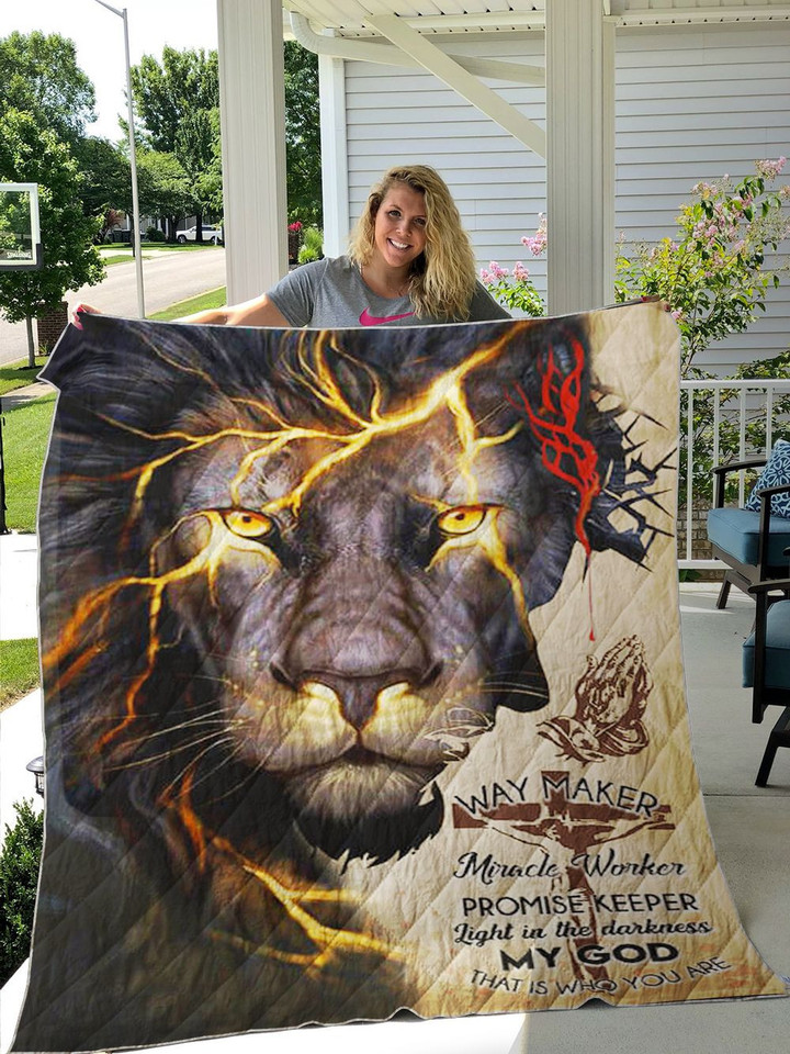My God That Is Who You Are Lion Quilt W310803