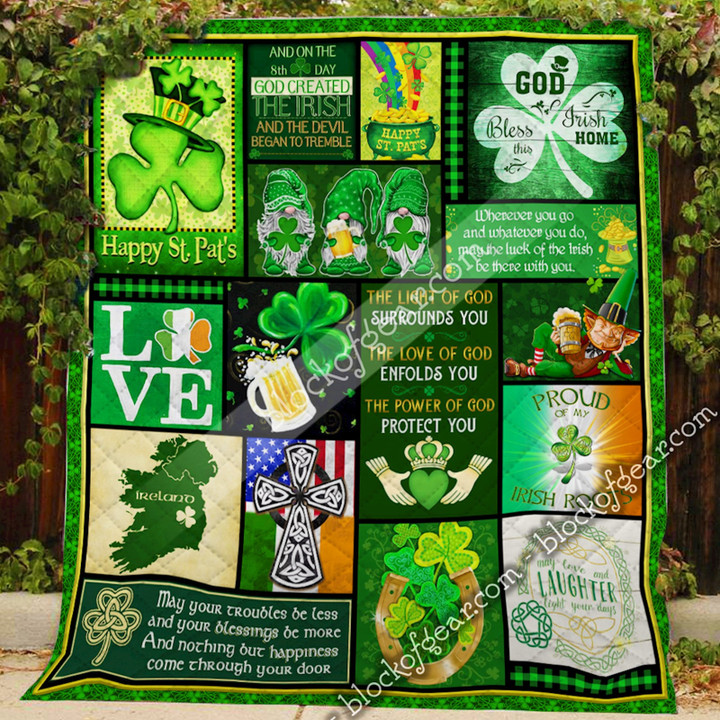 Proud Of My Irish Roots - St. Patrick'S Day Quilt 
