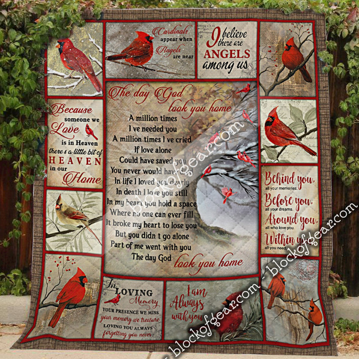 The Day God Took You Home Quilt Slb39 