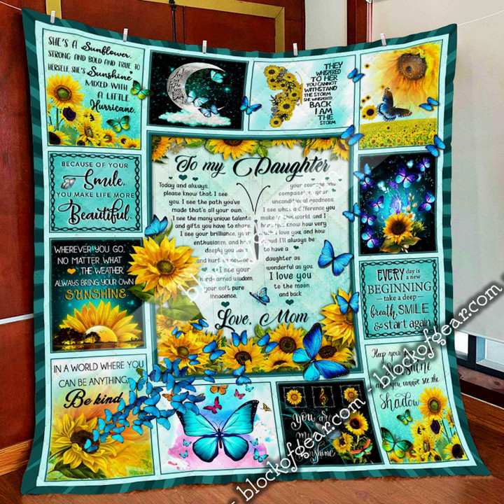 You Are My Sunshine, Love Mom, Butterfly Quilt