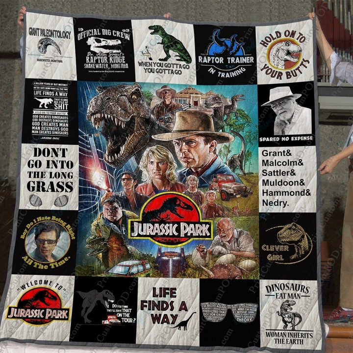 Jurassic Park T Shirt Quilt