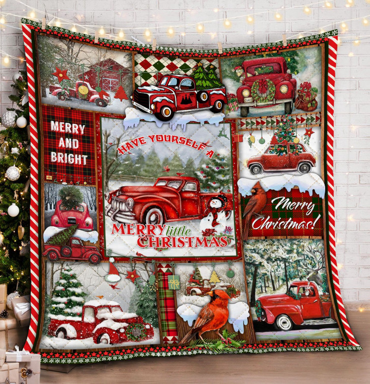 Red Truck Christmas Quilt