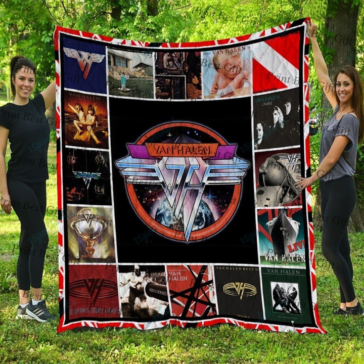 Van Halen Cover Poster Quilt Ver 2